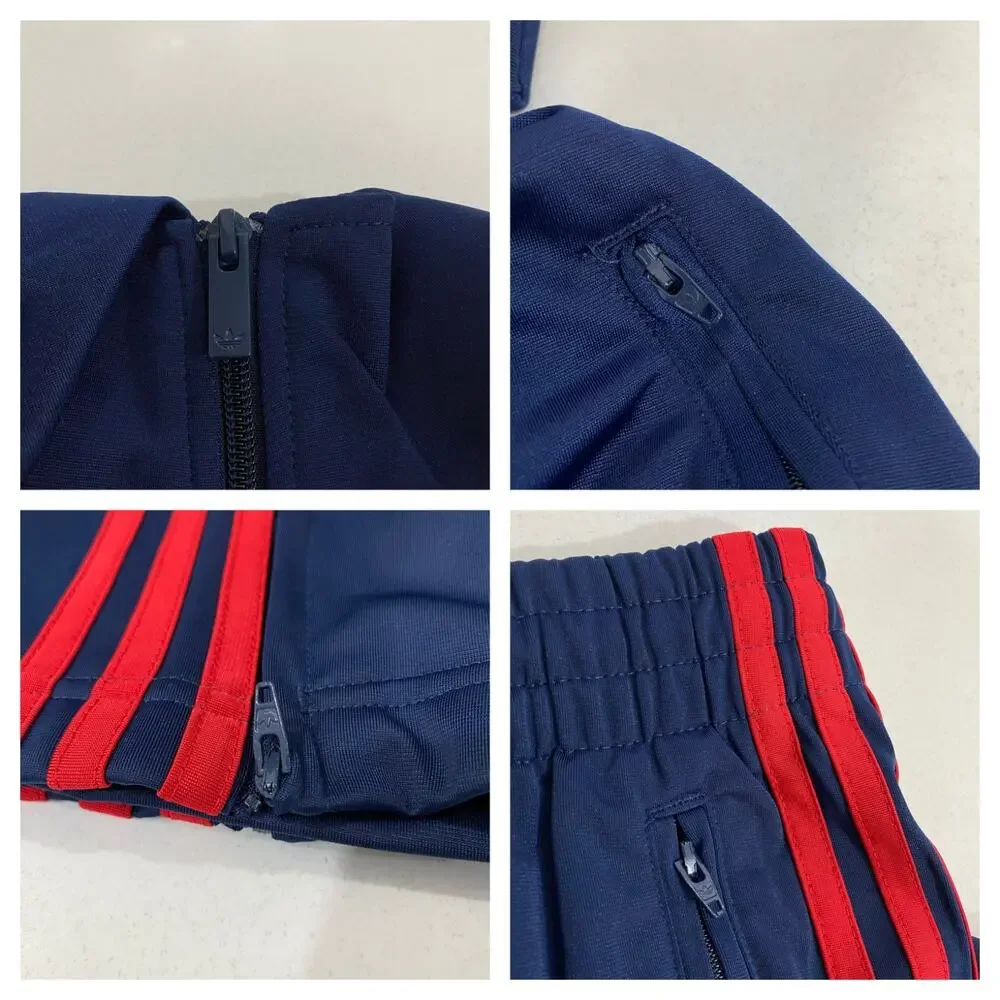 Adidas Originals Classics Firebird Tracksuit Indigo Better Scarlet Size 2XL